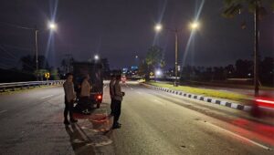 Polsek Gerung Intensifkan Patroli Malam di Jalur Bypass BIL Lombok Barat