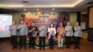 Kadiv Humas Polri Irjen. Pol. Sandi Nugroho membuka workshop training of trainer Polri Tahun Anggaran 2025.