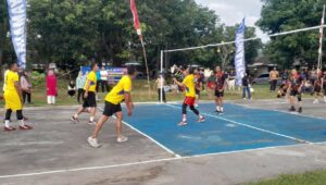 Atmosfer Persaudaraan dan Sportivitas di Voli Bhayangkara Lombok Barat
