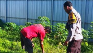 Polri Dukung Ketahanan Pangan Desa Senteluk, Lombok Barat