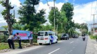 Polres Lombok Barat Gencarkan Imbauan di Gerung: Helm Wajib, Anak Jangan Berkendara!