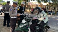 Operasi Patuh Rinjani 2025 Polres Lombok Barat Tindak Puluhan Pelanggar di Kediri