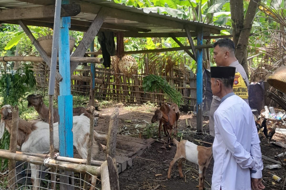 Polsek Batulayar Dorong Ketahanan Pangan Warga Senggigi melalui Edukasi Pertanian