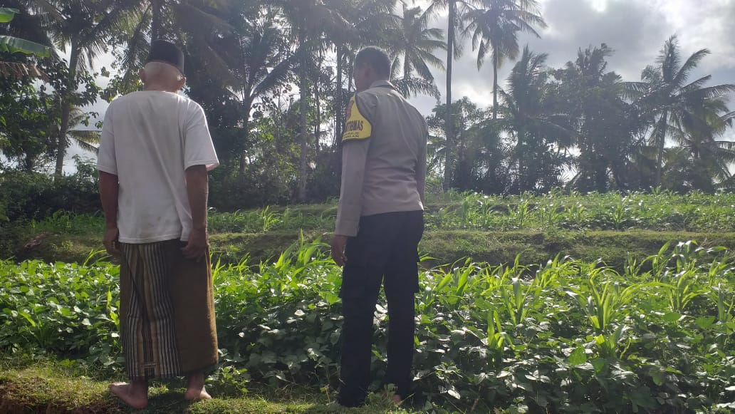 Polisi Ajak Warga Mareje Tanam Pangan Sendiri
