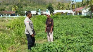 Kunjungi Petani di Sekotong, Polri Tekankan Pemanfaatan Lahan Demi Kedaulatan Pangan