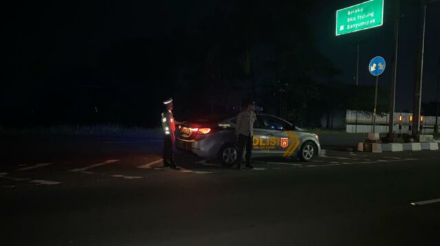 Polsek Kediri Intensifkan Patroli Blue Light di Bypass BIL dan Keling, Cegah 3C dan Balap Liar