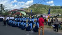 Semarak Lomba Gerak Jalan HUT RI ke-80 di Sekotong Berlangsung Meriah dan Aman
