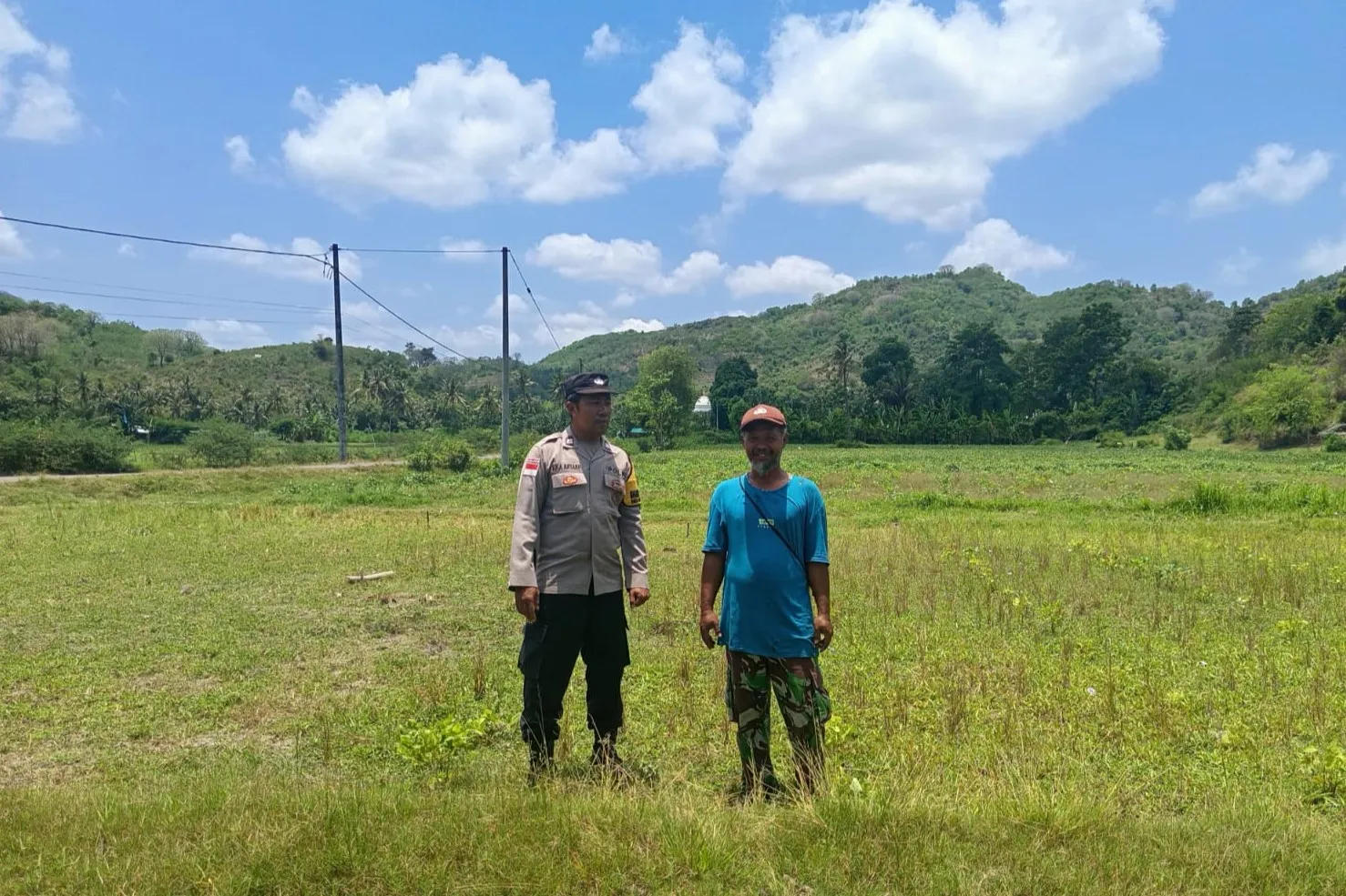 Bhabinkamtibmas Jadi Motor Ketahanan Pangan di Sekotong Barat