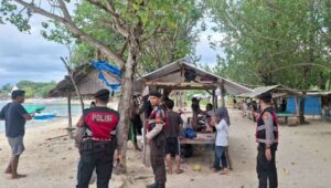 Perlindungan Optimal Polri: Patroli Preventif di Pantai Elak-Elak